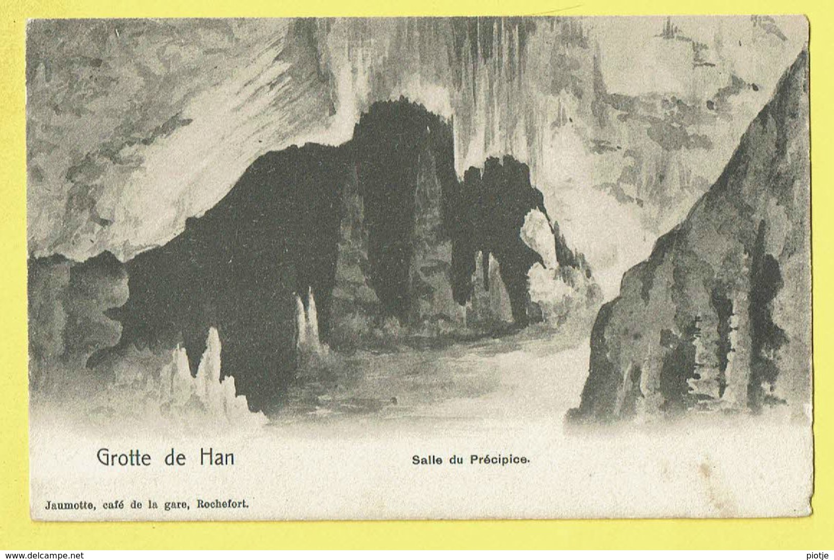 * Han Sur Lesse (Rochefort - Namur - La Wallonie) * (Jaumotte, Café De La Gare) Grotte De Han, Salle Du Précipice, Grot - Rochefort