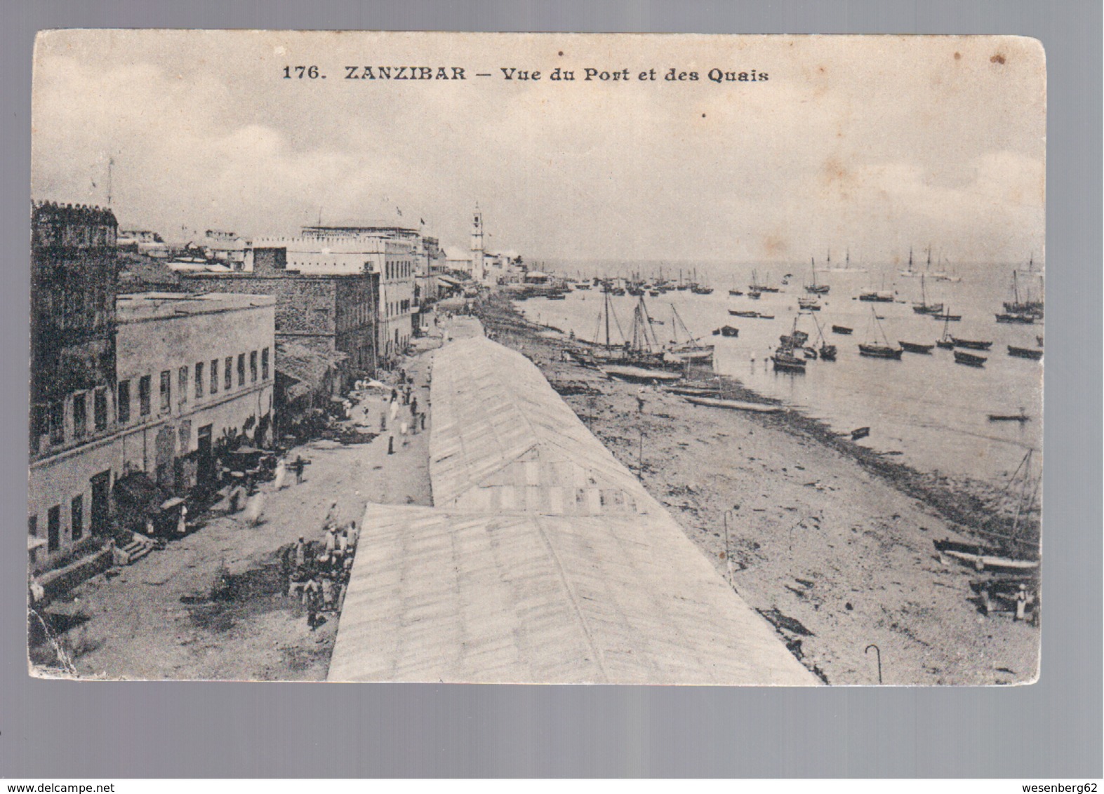 TANZANIA  Zanzibar Vue Du Port Et Des Quais Ca 1920 OLD POSTCARD - Tanzania