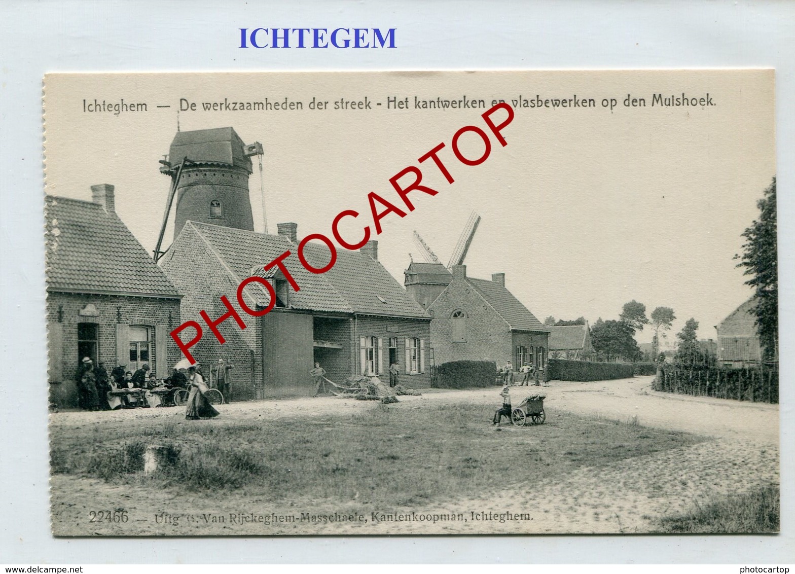 ICHTEGEM-MOULIN A Vent-WINDMUEHLE-Periode Guerre 14-18-1WK-BELGIEN-Flandern - Ichtegem