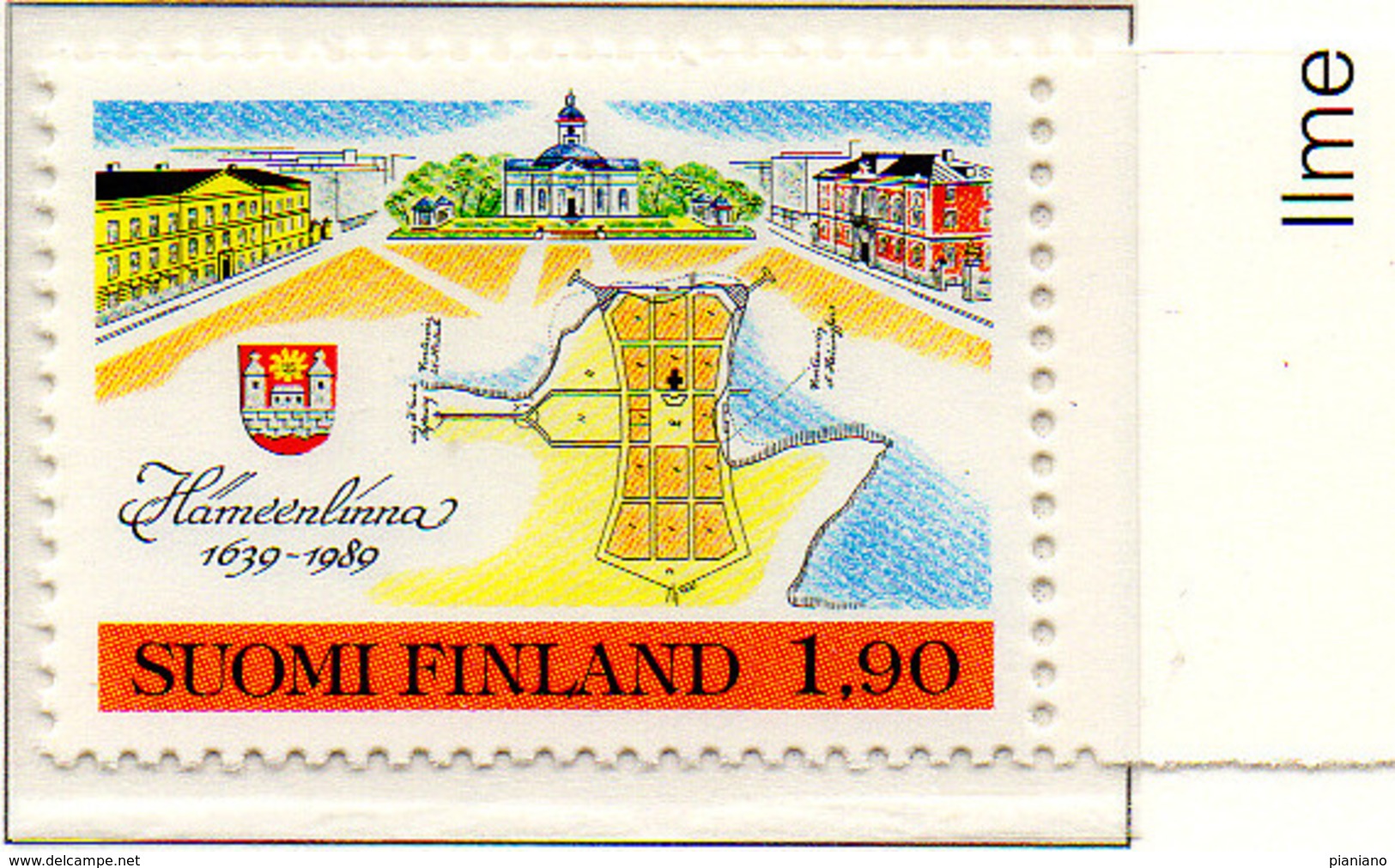 PIA - FINL  - 1989 : 350° Anniversario Della Città Di Hameenlinna   - (Yv 1033) - Unused Stamps