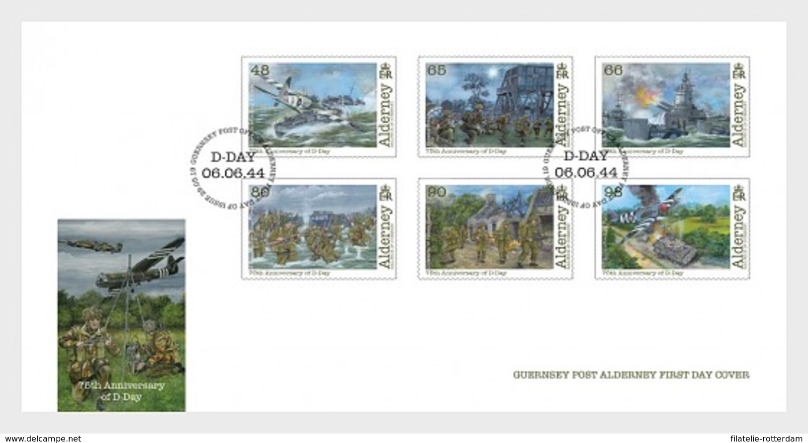 Alderney - Postfris / MNH - FDC 75 Jaar D-Day 2019 - Alderney