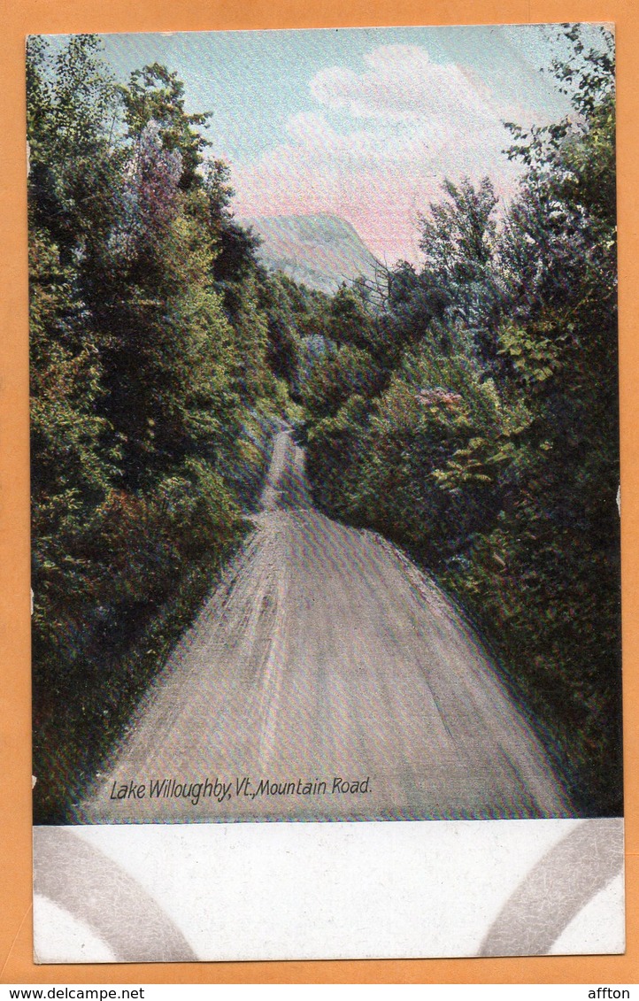 Lake Willoughby VT 1907 Postcard - Burlington