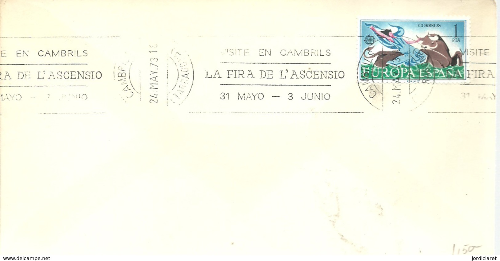 MATASELLO 1973 CAMBRILS TARRAGONA - Cartas & Documentos