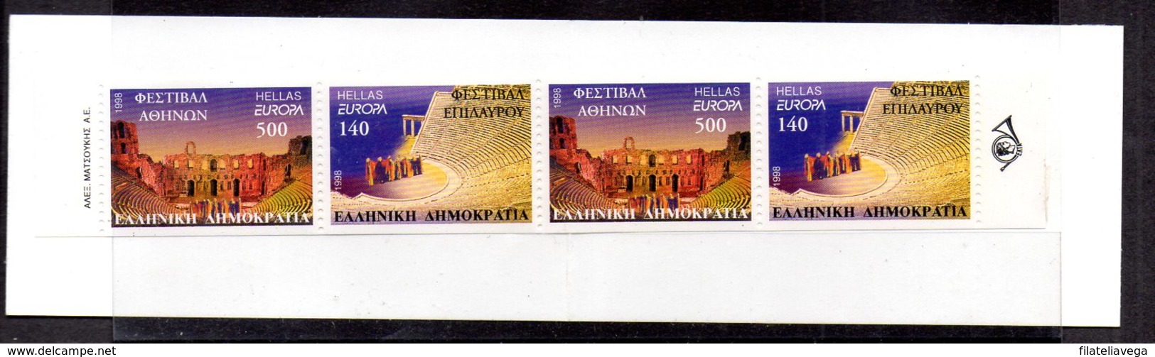 Carne De Grecia N ºYvert 1964 ** Valor Catálogo 20.0€ - Carnets