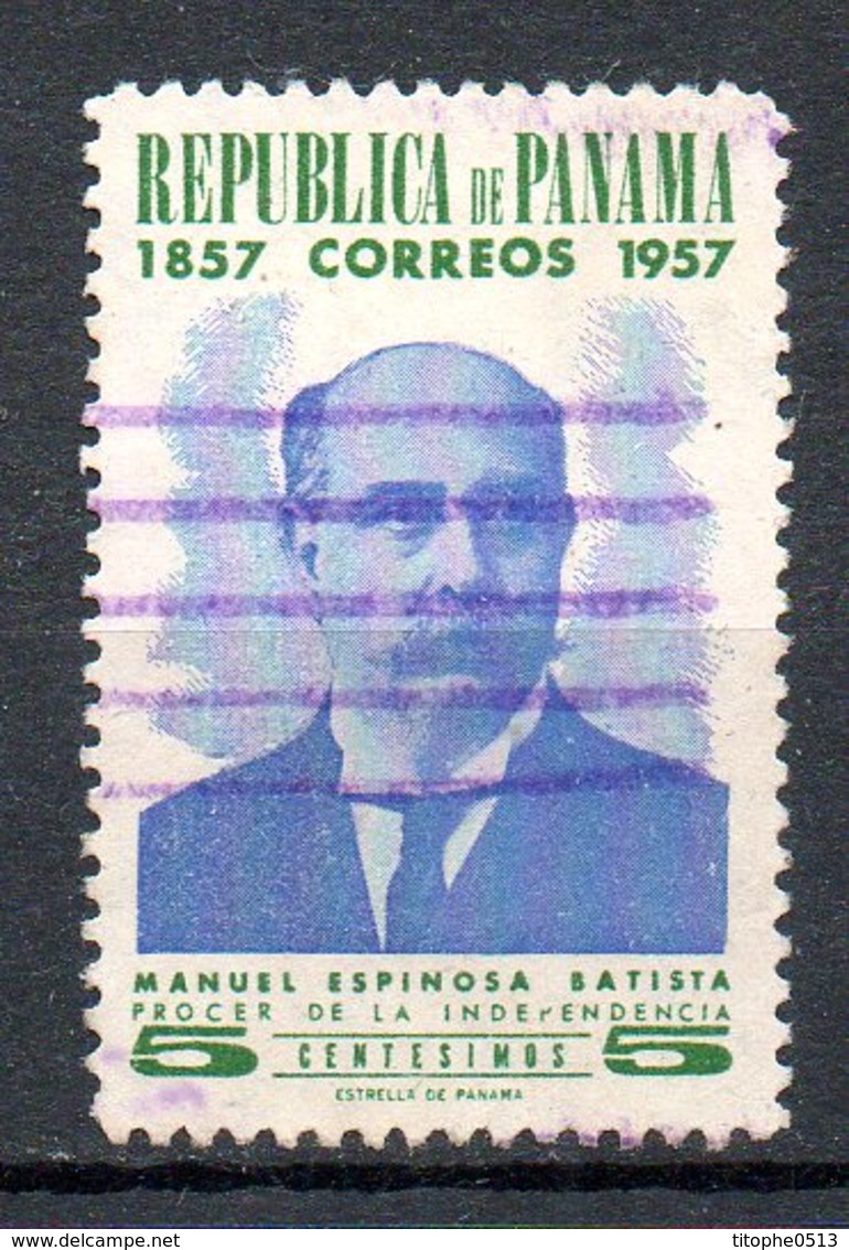 PANAMA. N°310 Oblitéré De 1957. Manuel Espinosa Batista. - Panama