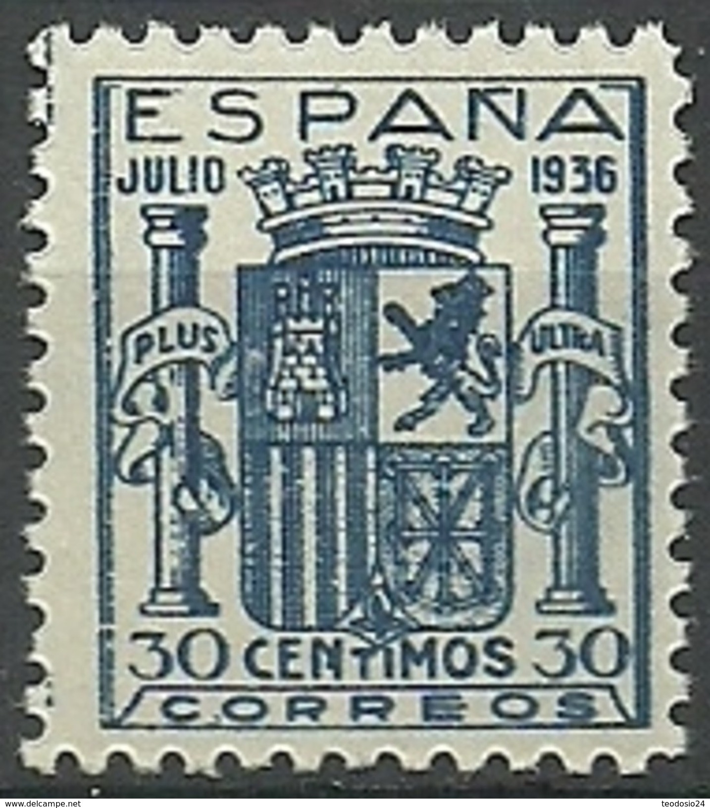 ESPAÑA 1936 EDIFIL 801  ** MNH - Ungebraucht