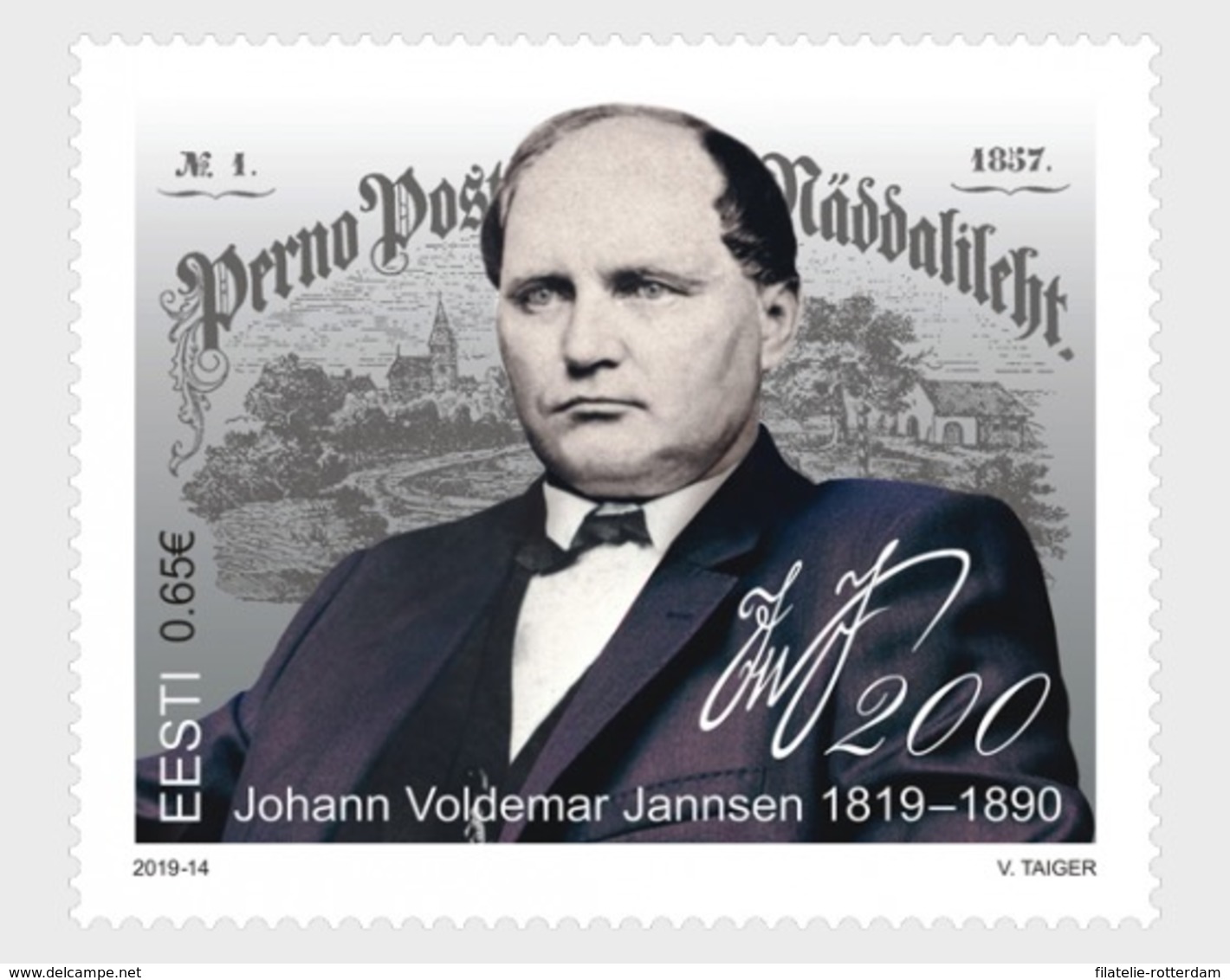 Estland / Estonia - Postfris / MNH - 200 Jaar Johann Voldemar Jannsen 2019 - Estland