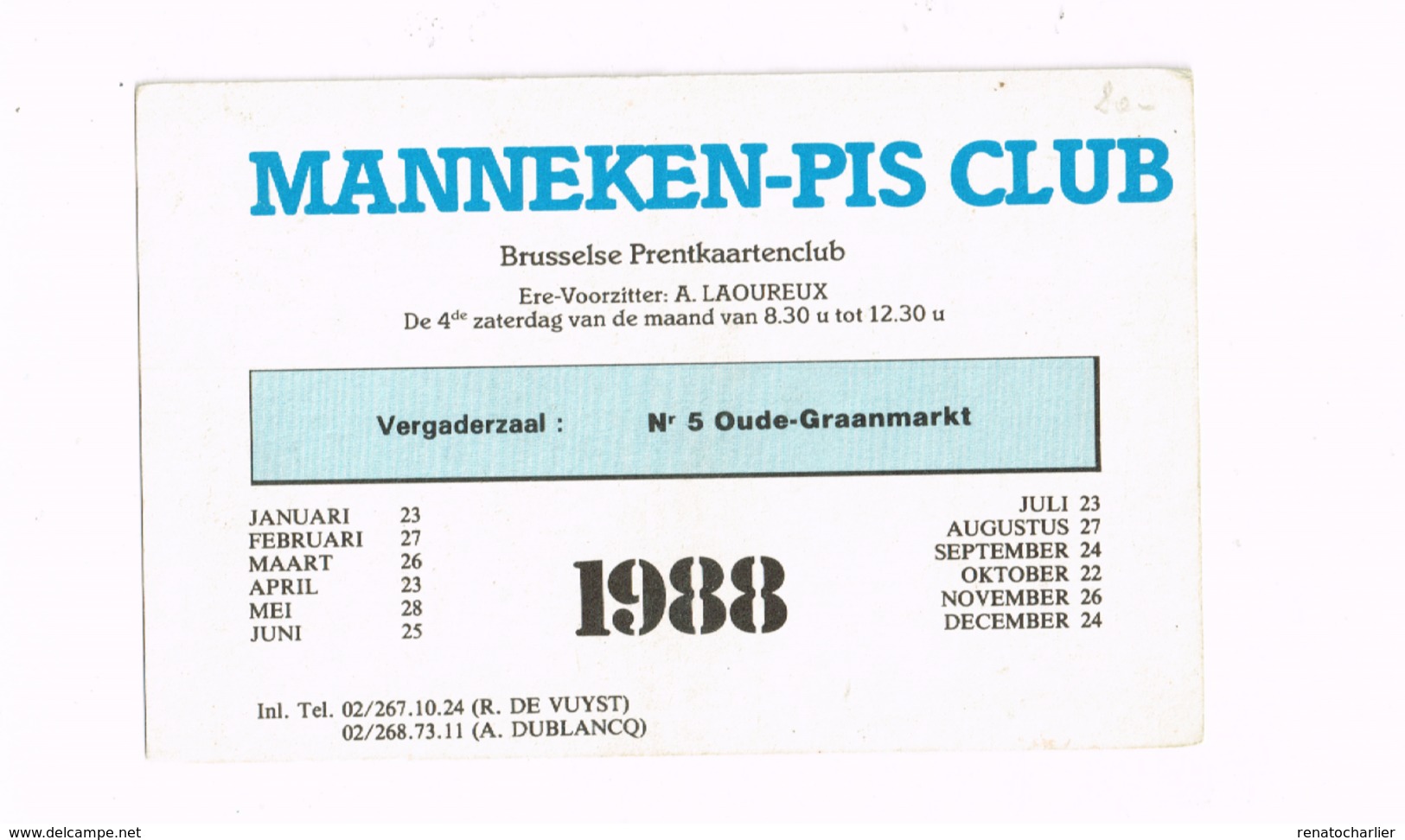 Départ Du Bateau Du Congo.Manneken-Pis Club. - Antwerpen