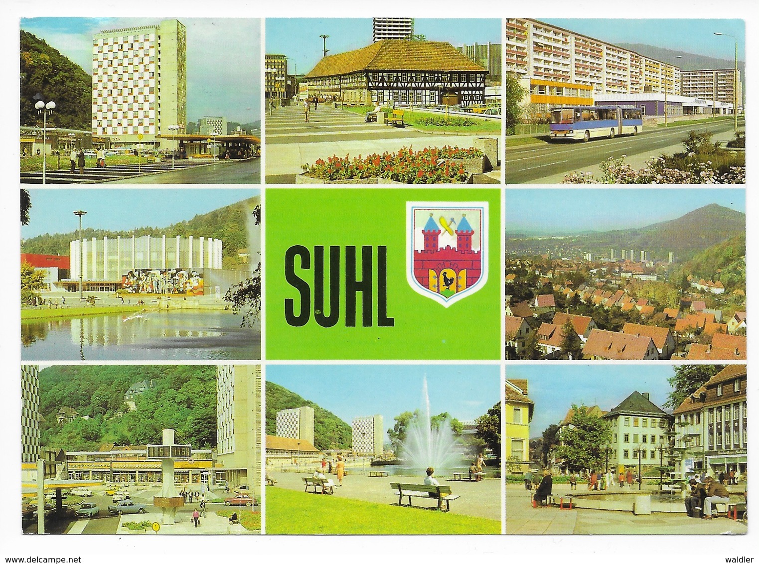 6000  SUHL / THÜR.  -  MEHRBILD   1980 - Suhl