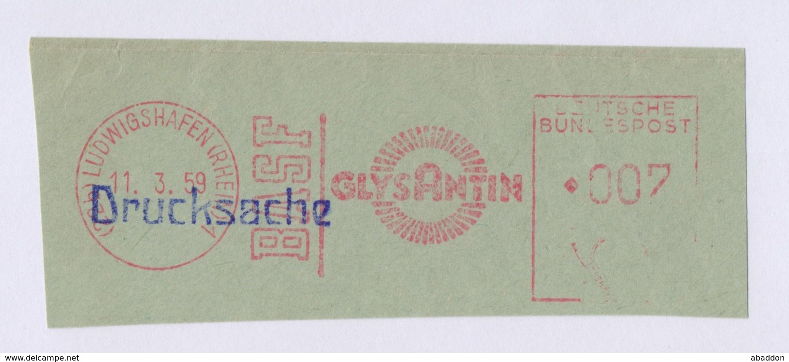 BRD AFS - LUDWIGSHAFEN, BASF Glysantin 11.3.59 - Factories & Industries