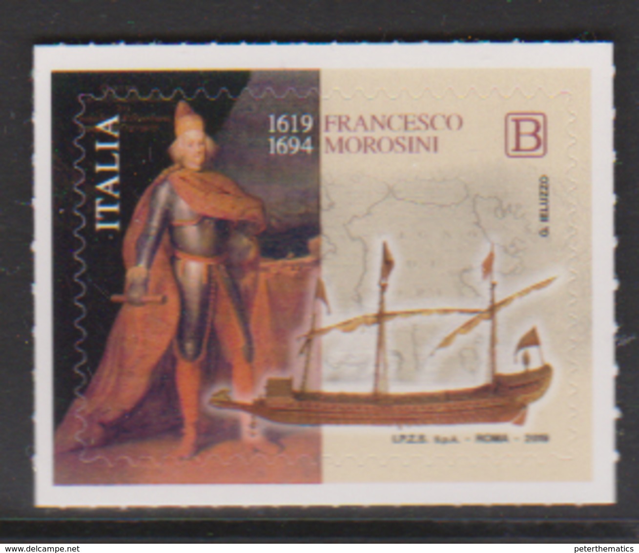 ITALY, 2019, MNH,  FRANCESCO MOROSINI, VENETIAN DOGES, SHIPS, 1v - Other & Unclassified