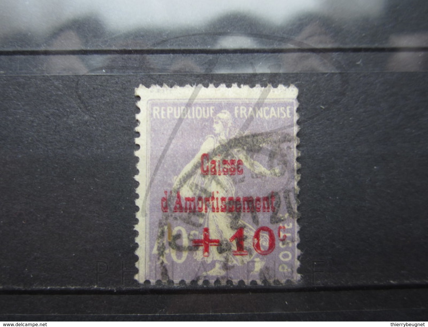 VEND BEAU TIMBRE DE FRANCE N° 249 , " I " ET " S " DE " CAISSE " BRISES !!! - 1927-31 Caisse D'Amortissement