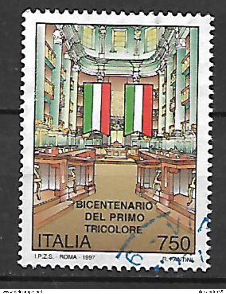 Italy 1997 The 200th Anniversary Of The First Italian Tricolor  Used - 1991-00: Oblitérés