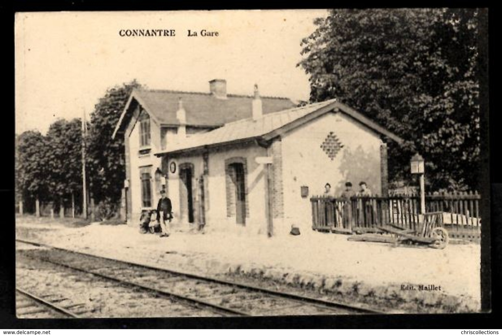 51 - CONNANTRE (Marne) - La Gare - Autres & Non Classés