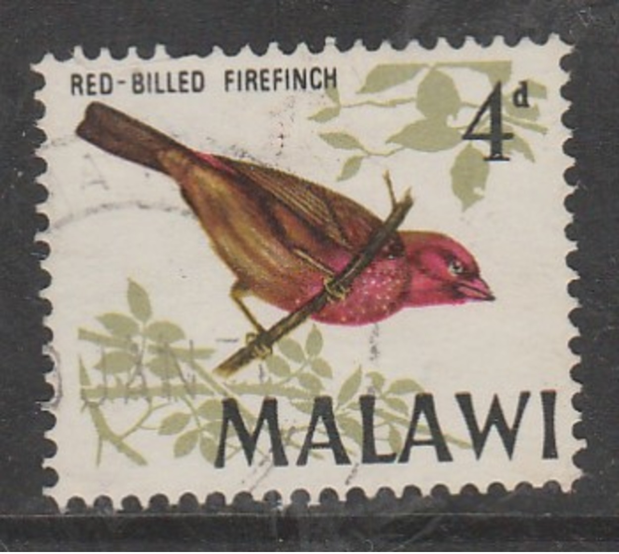 Malawi 1968 Birds 4 P Multicoloured SW 95 O Used - Malawi (1964-...)