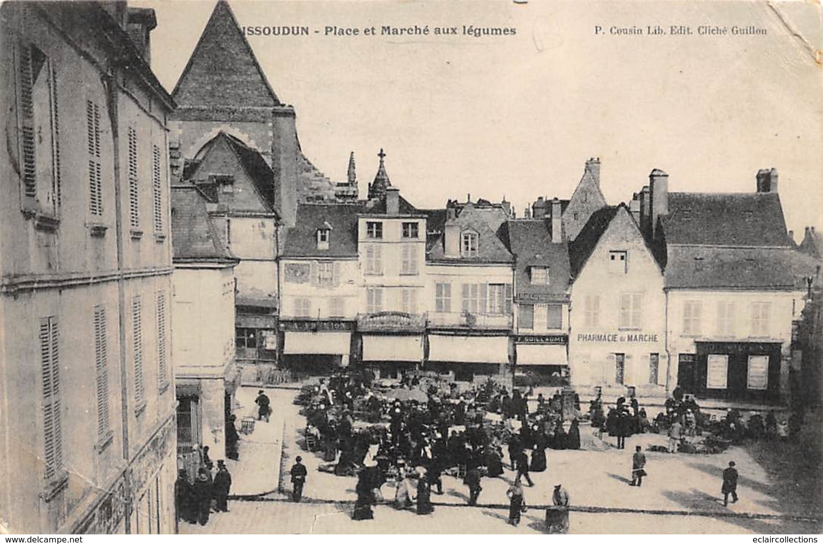 Issoudun            36        Place Du Marché Aux Légumes  3       (voir Scan) - Issoudun