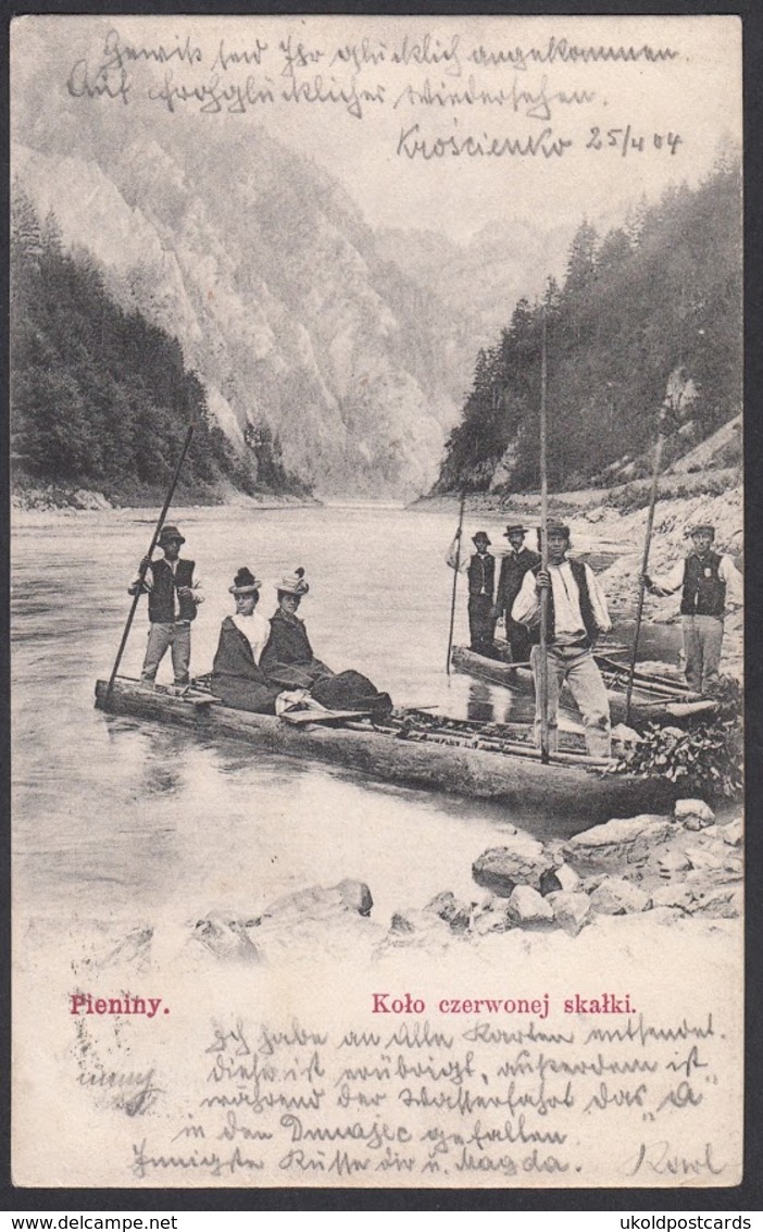 CPA - Pologne - Poland, PIENINY, Kolo Czerwonej Skalki, 1904 - Pologne