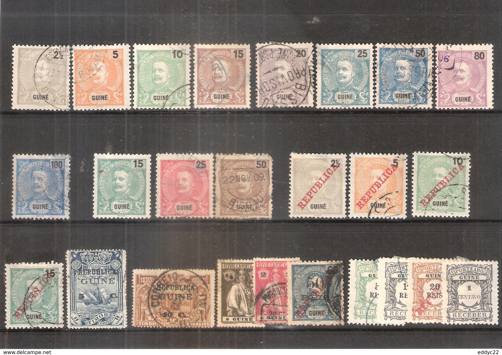 Guinée Portugaise - Lot D'anciens Timbres Différents - O/X  (à Voir) - Guinée Portugaise