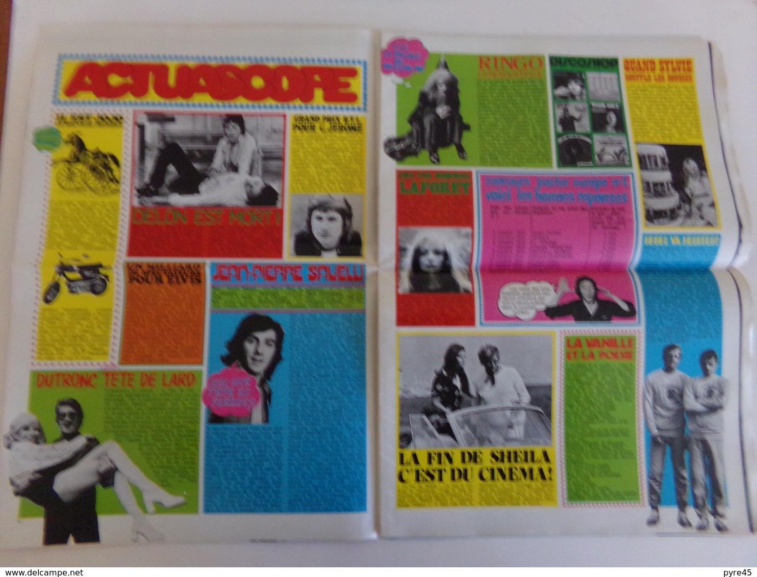 Magazine "Poster " N° 11, 1972, " Polnareff, Dutronc, Sheila, Charlebois ... " - Musique