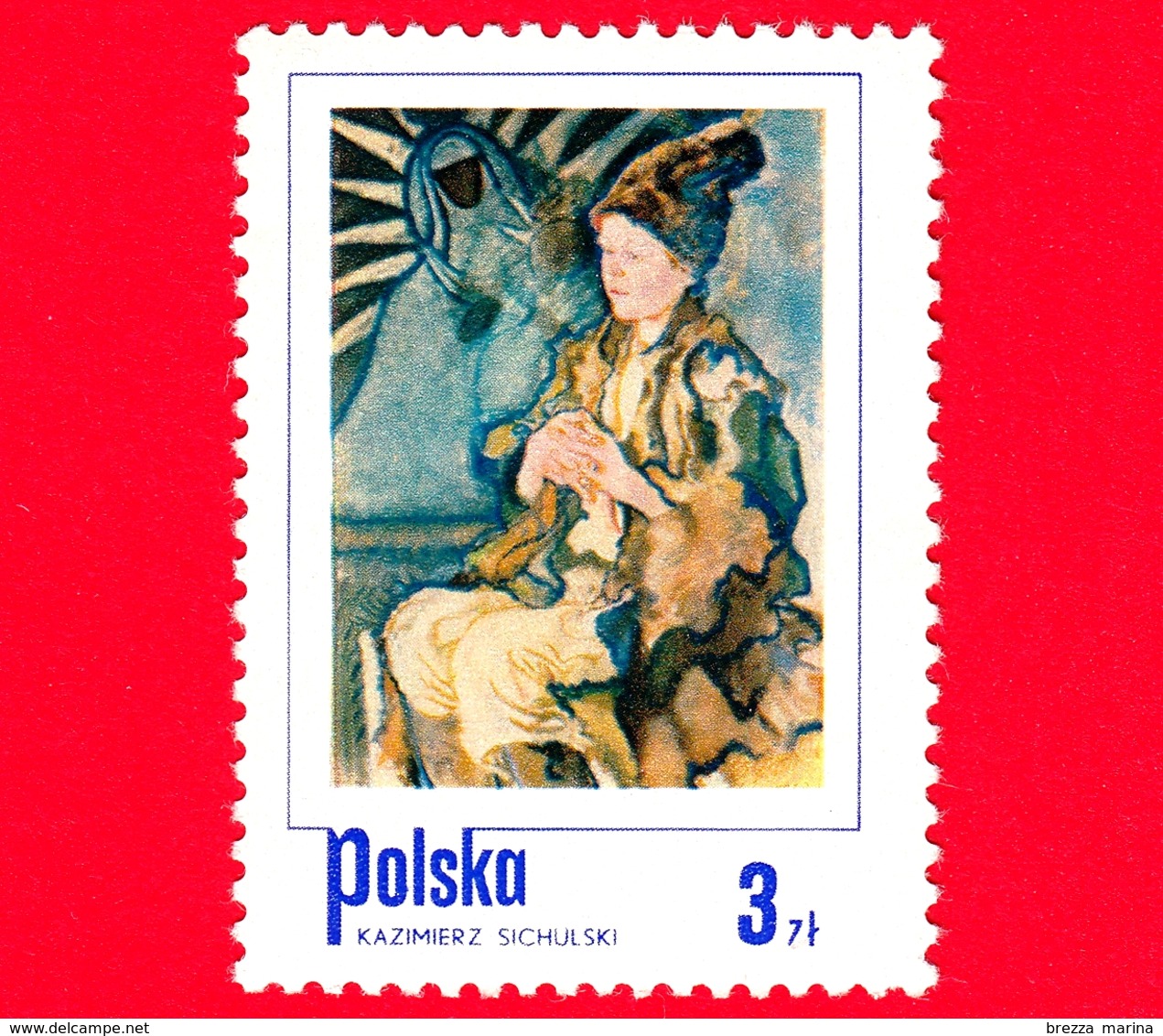 Nuovo - MNH - POLONIA - 1974 - Ragazzo Contadino, Dipinto Di Kazimierz Sichulski - 3 - Nuovi