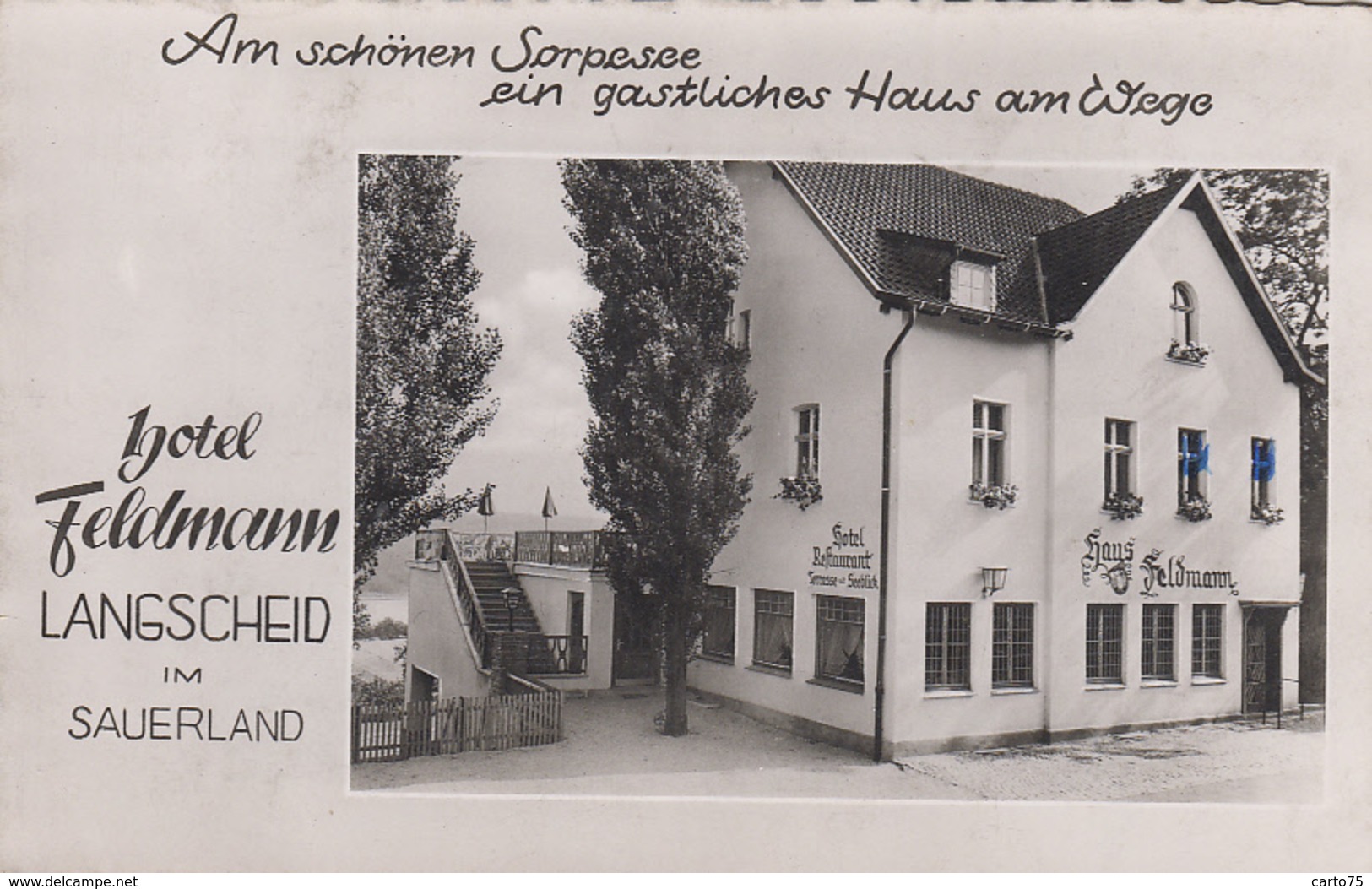 Allemagne - Langscheid Im Sauerland - Hotel Feldmann - 2 Volets - Sundern