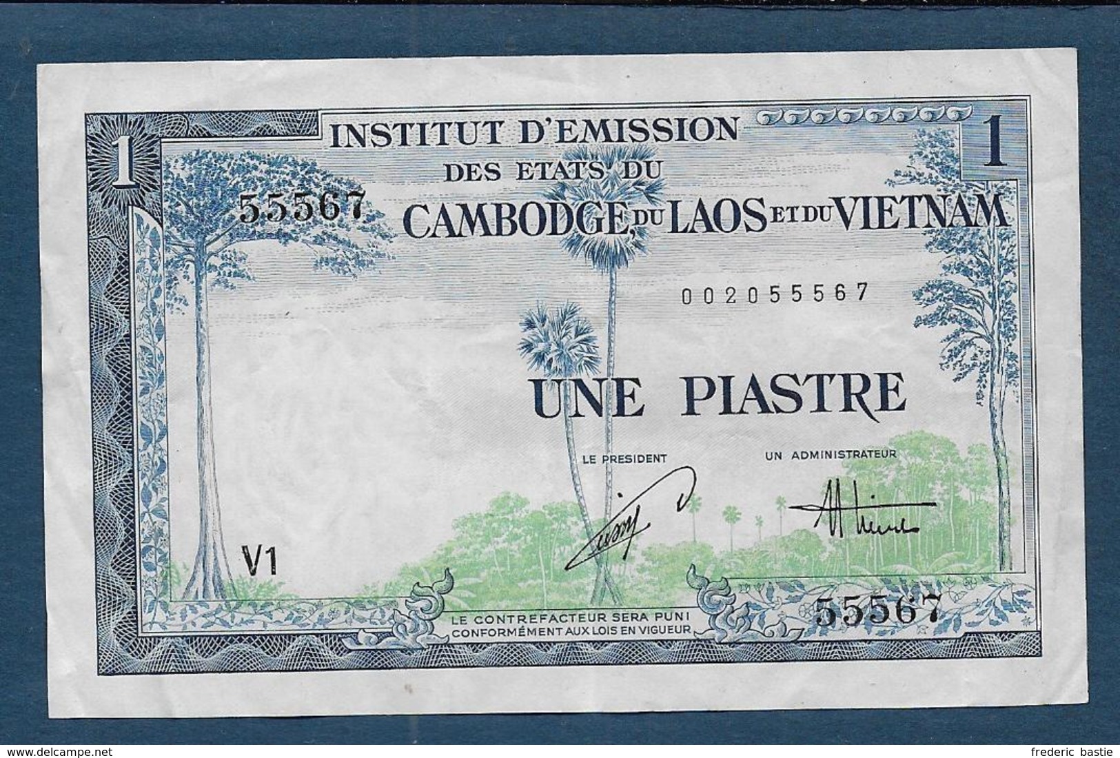 INDICHINE - Billet De 1 Piastre - Indochine