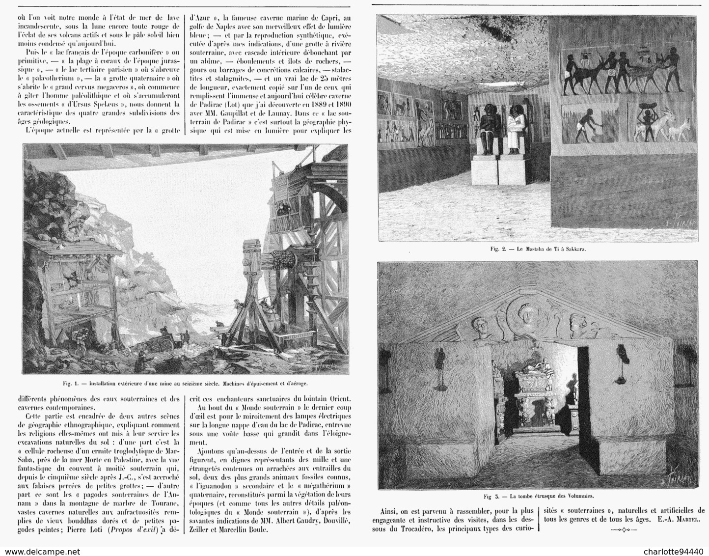 LE MONDE SOUTERRAIN  à L'EXPOSITION UNIVERSELLE DE  1900 - Other & Unclassified