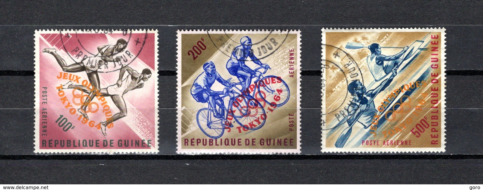 Guinea   1964  .-  Y&T  Nº   42/44   Aéreos - República De Guinea (1958-...)