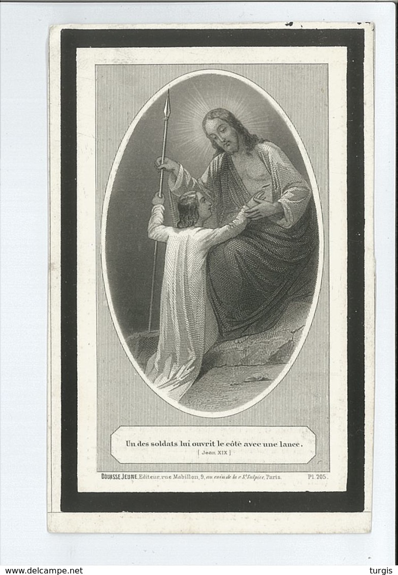 LOUIS GODTSCHALCK VEUF ELISE VAN ELSLANDE NOTAIRE & BOURGMESTRE WARNETON JUGE DE WERVIK ° WARNETON 1790 + WERVICQ 1869 - Images Religieuses