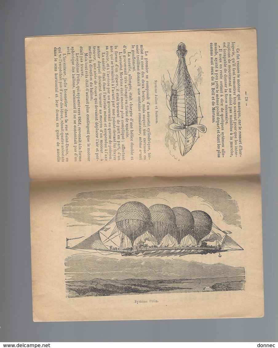 L. HUARD  :  DIRECTION DES BALLONS  ( Aéronautique )  Br. 30 P. ( 19 Ill. ) Format  18 X 11,2 Cm Imp Poissy Lejay Lemoro - Autres & Non Classés