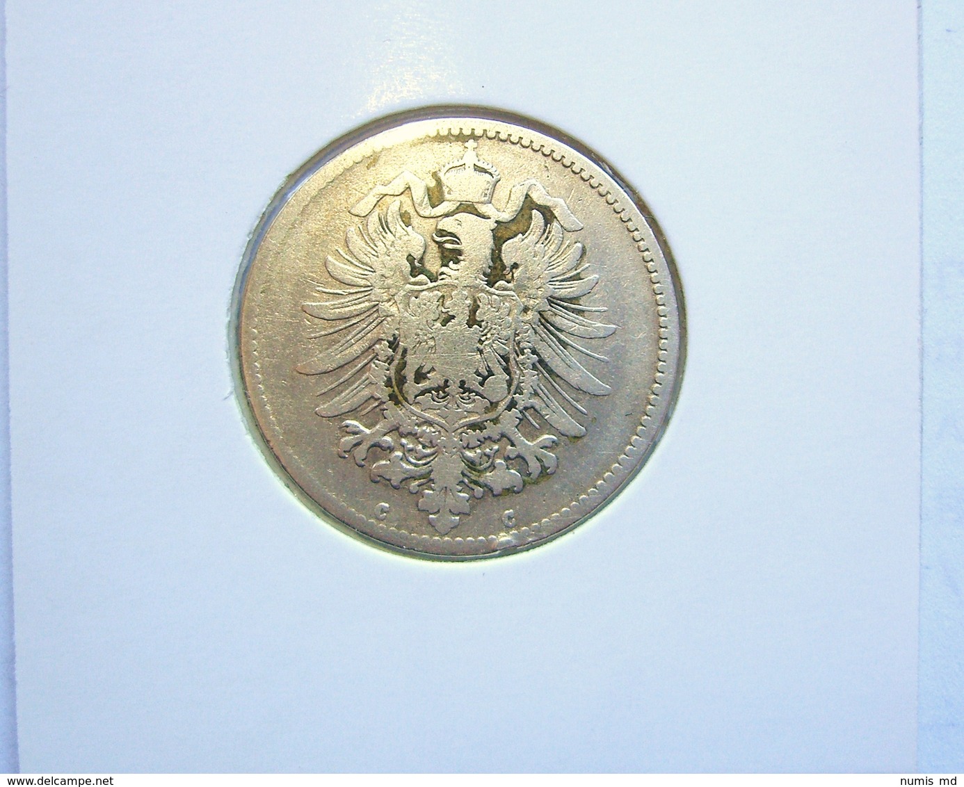 *** (J009) 1 Mark 1873 C *~SS* (SILBER - ARGENT - SILVER)  DEUTSCHLAND Deutsches Reich - 1 Mark