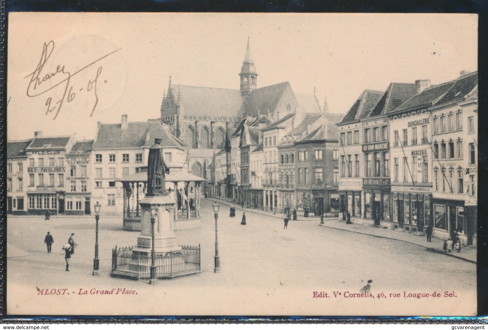 AALST   LA GRAND'PLACE    2 SCANS - Aalst