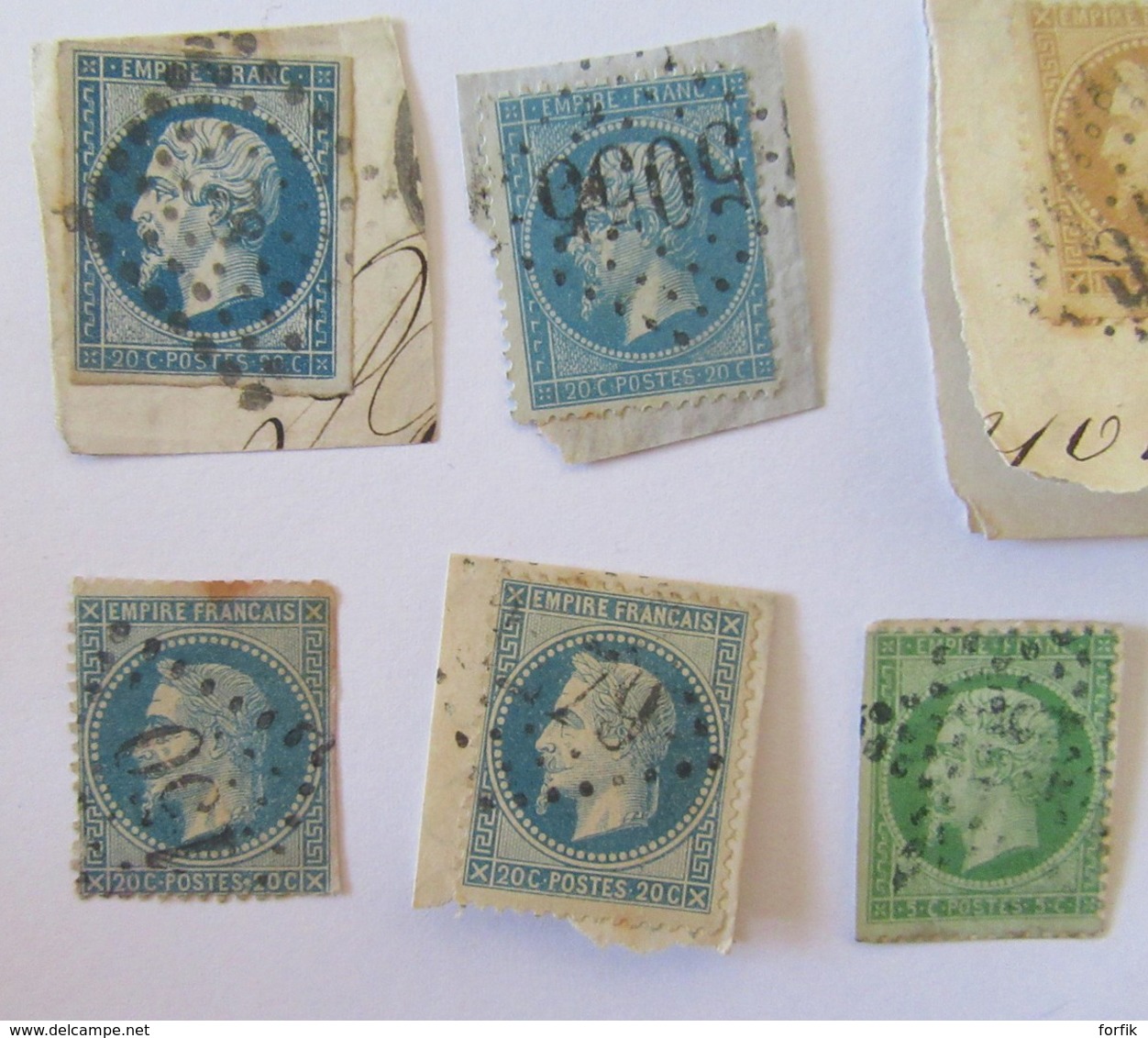 France - Période Classique - Lot De Timbres Cérès Et Napoléon Oblitérés Pour étude + Qqles Fiscaux - Collections