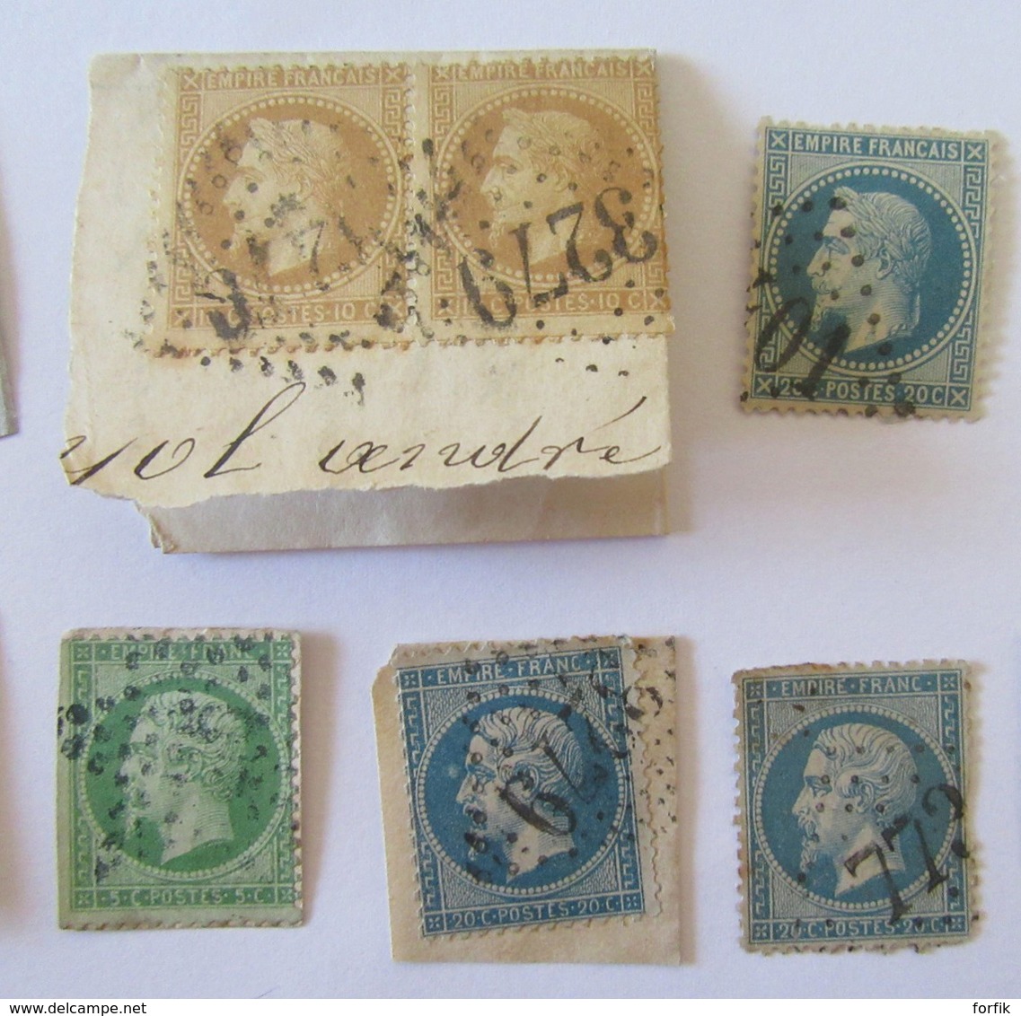 France - Période Classique - Lot De Timbres Cérès Et Napoléon Oblitérés Pour étude + Qqles Fiscaux - Collections