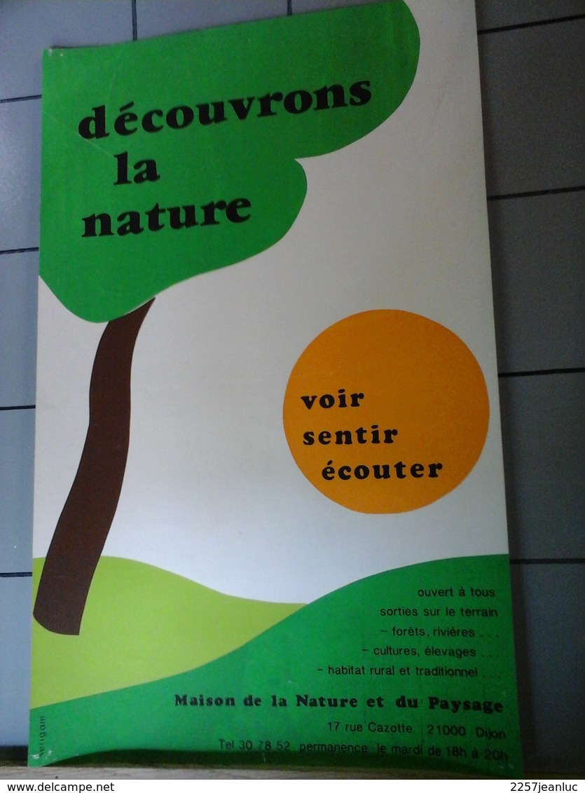 Affiches  - Découvrons La Nature 21000 Dijon - Posters