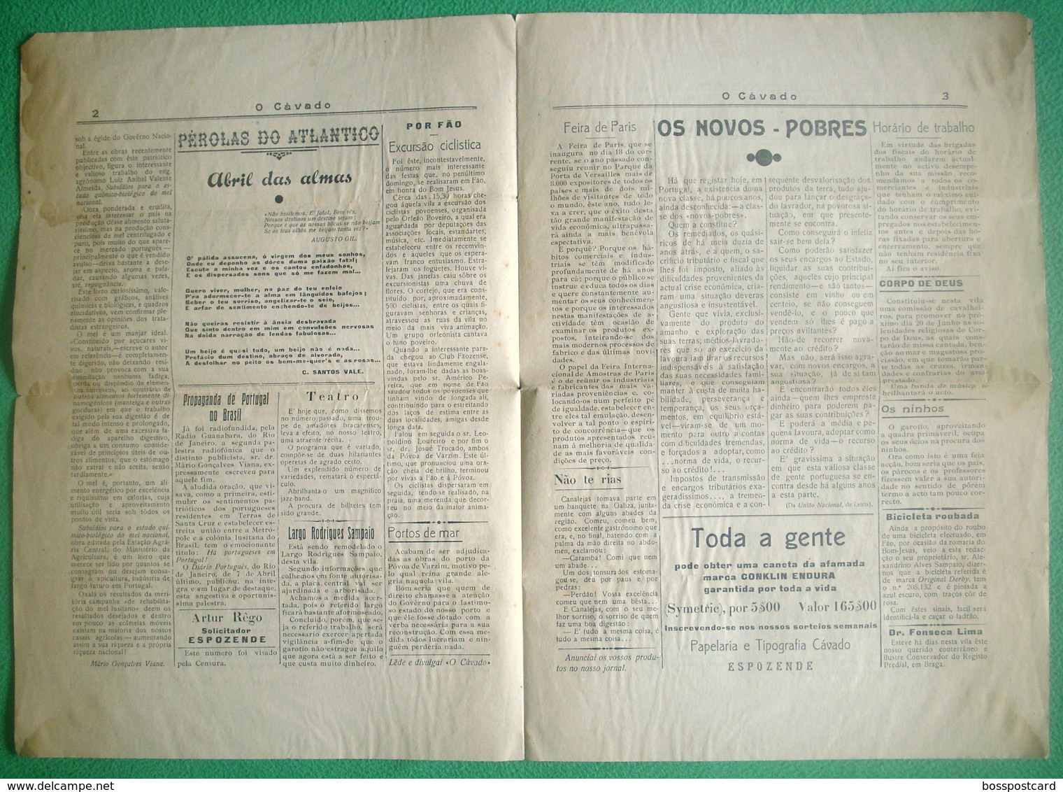 Esposende - Jornal O Cávado Nº 784 De 12 De Maio De 1935. Braga. - Allgemeine Literatur