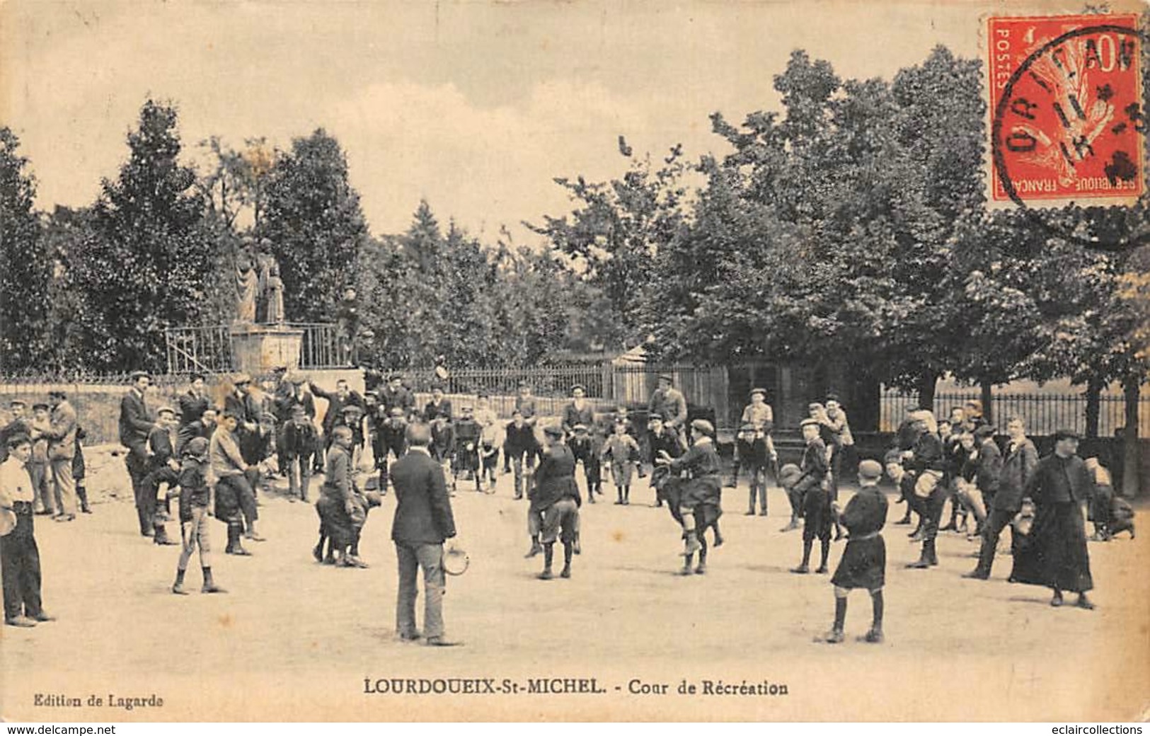 Lourdoueix St Michel              36      Cour De Récréation     (voir Scan) - Andere & Zonder Classificatie