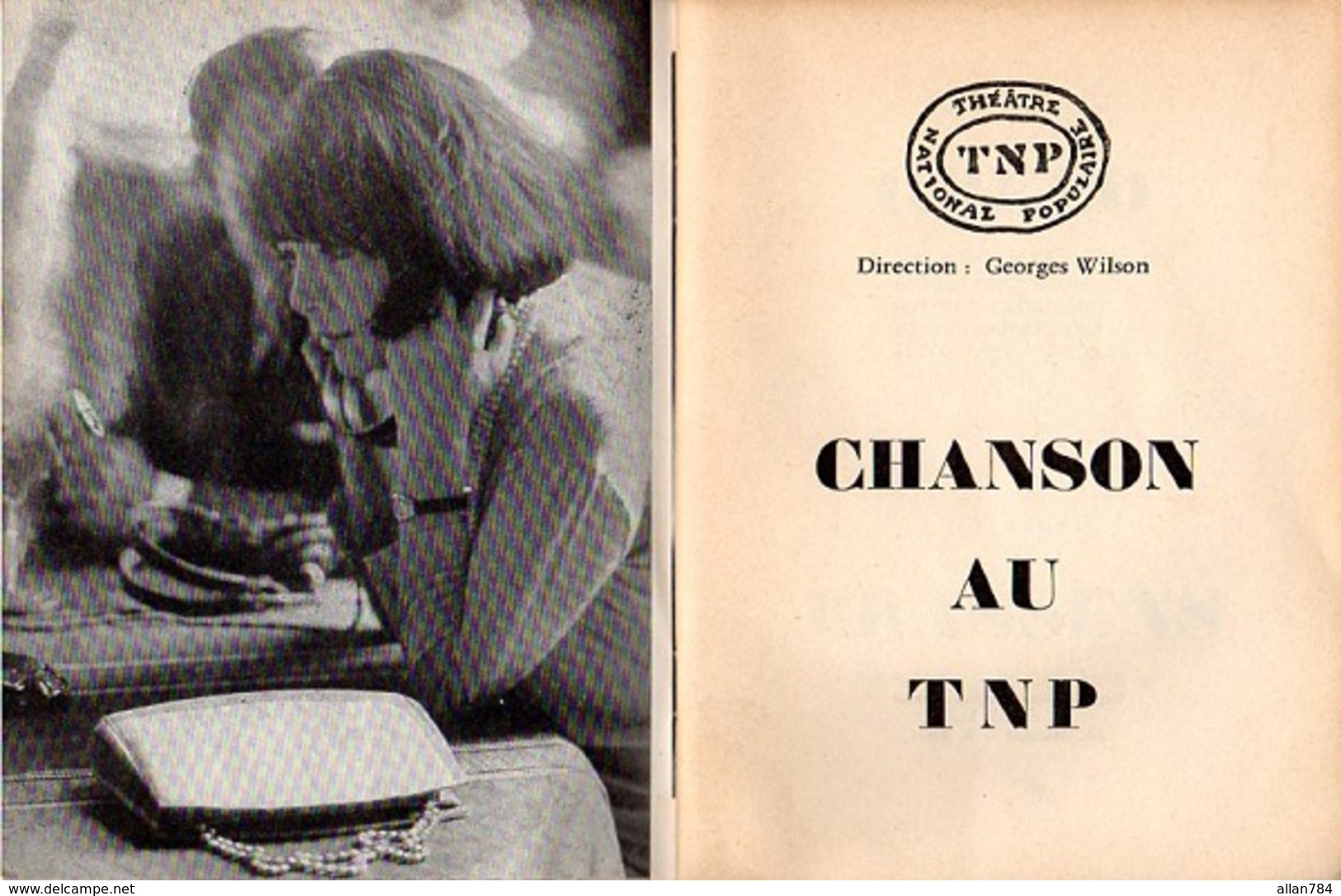 PROGRAMME SPECTACLE BRASSENS GRECO AU TNP EN 1966 - VOIR PHOTOS ET DESCRIPTION - - Programmes