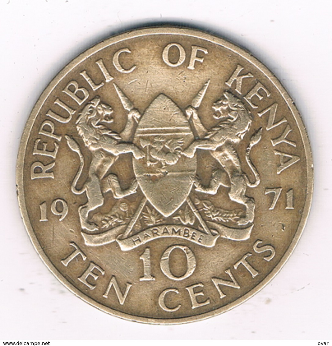 10 CENTS  1971 KENIA /4510/ - Kenya