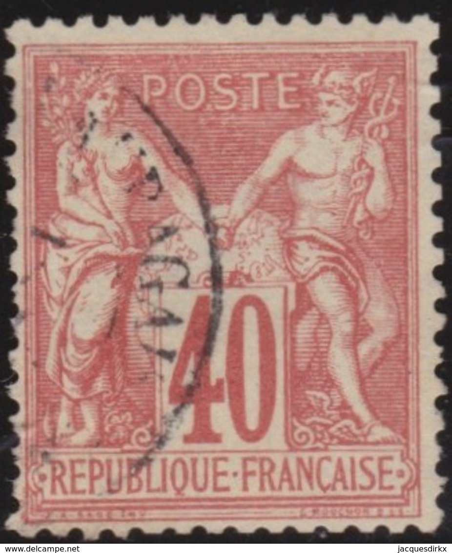 France   .    Yvert  .     70      .     O       .    Oblitéré   .   /   .     Cancelled - 1876-1878 Sage (Type I)