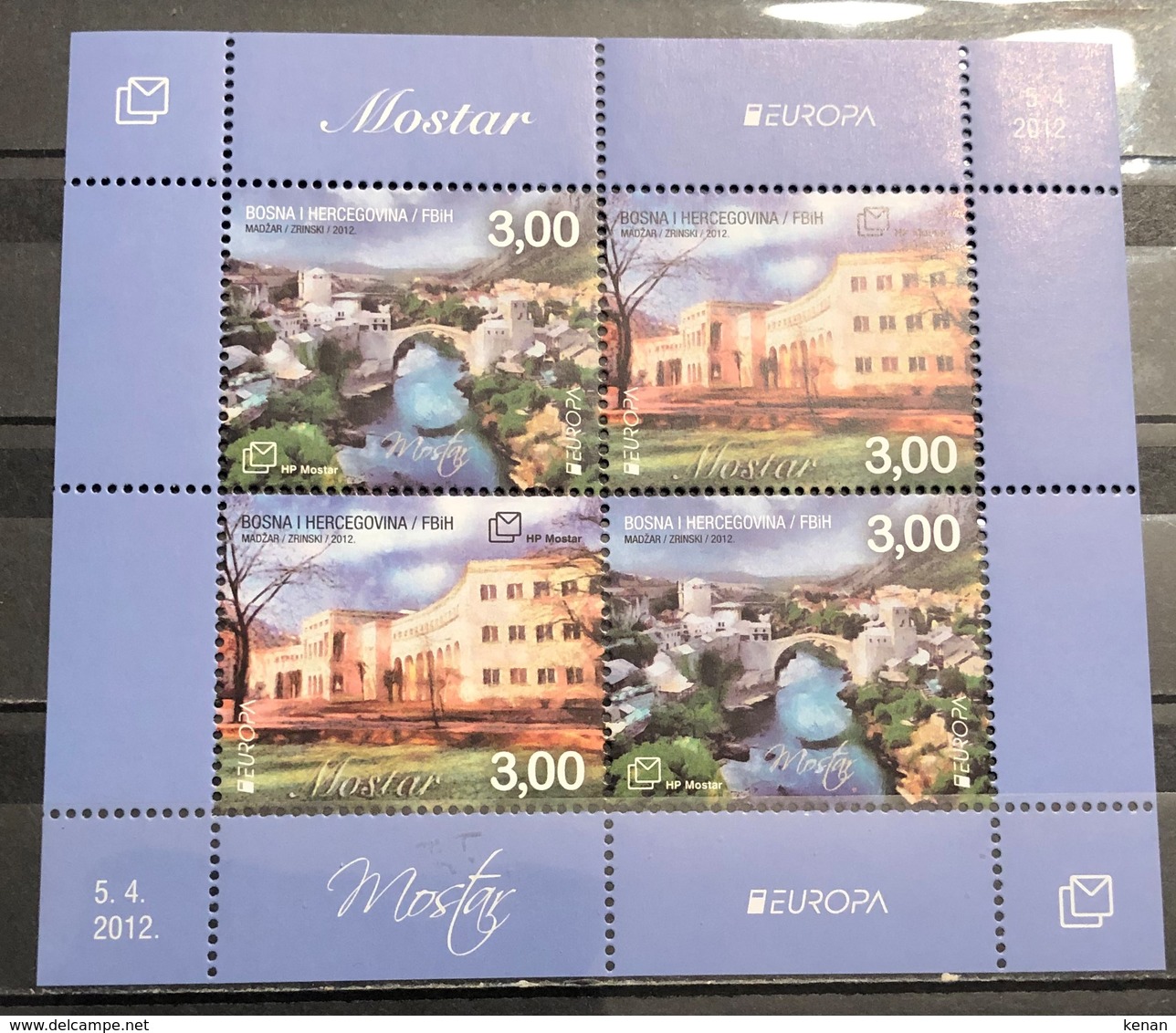 Bosnia And Hercegovina, HP Mostar, 2012, Mi: Block 26 (MNH) - 2012