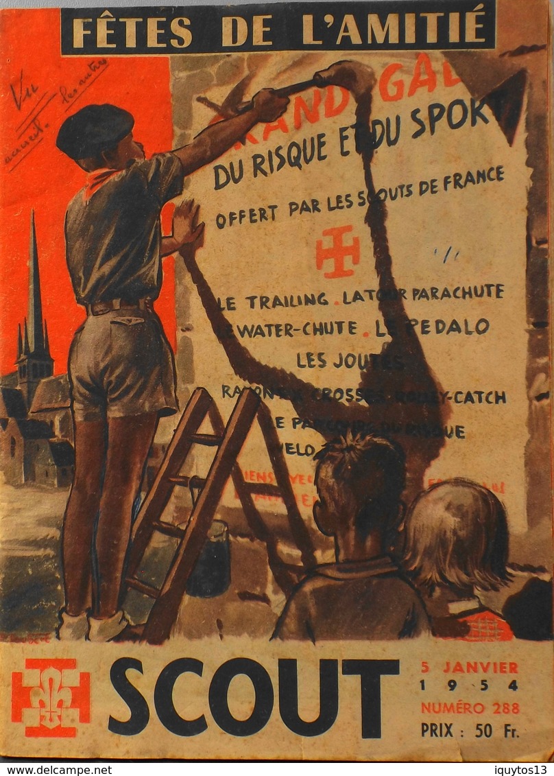 REVUE MENSUELLE SCOUT De JANVIER 1954 - Fêtes De L'Amitié - Bon Etat - Padvinderij