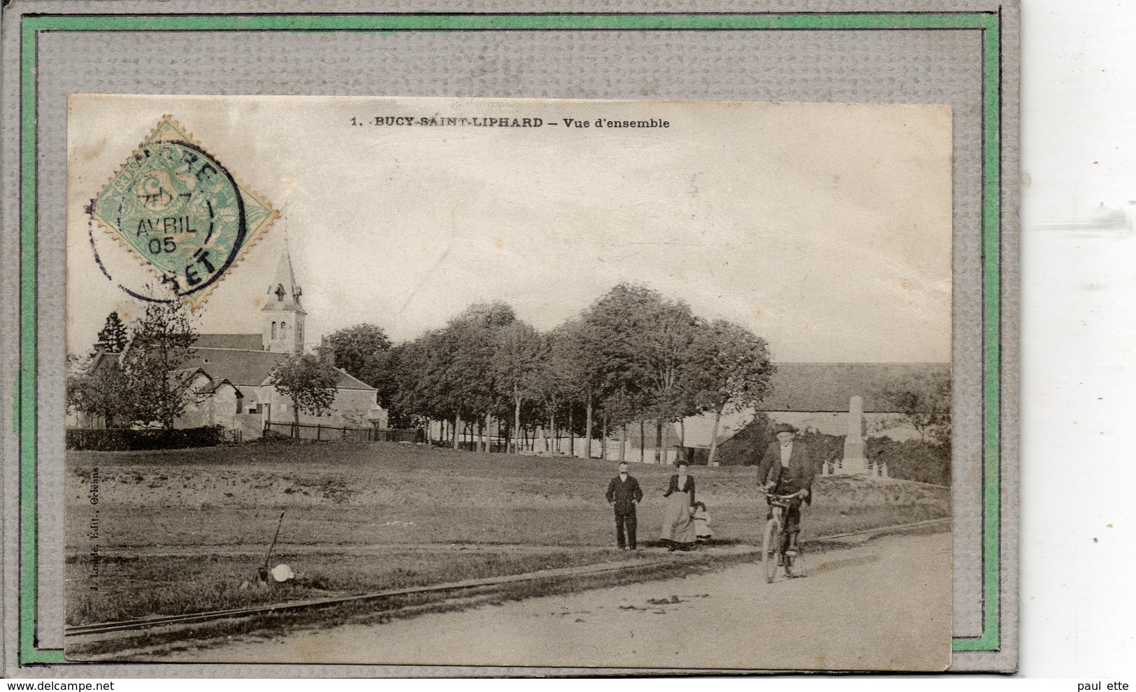 CPA - BUCY-SAINT-LIPHARD (45) - Aspect Du Monument Aux Morts à L'entrée Du Village En 1905 - Other & Unclassified