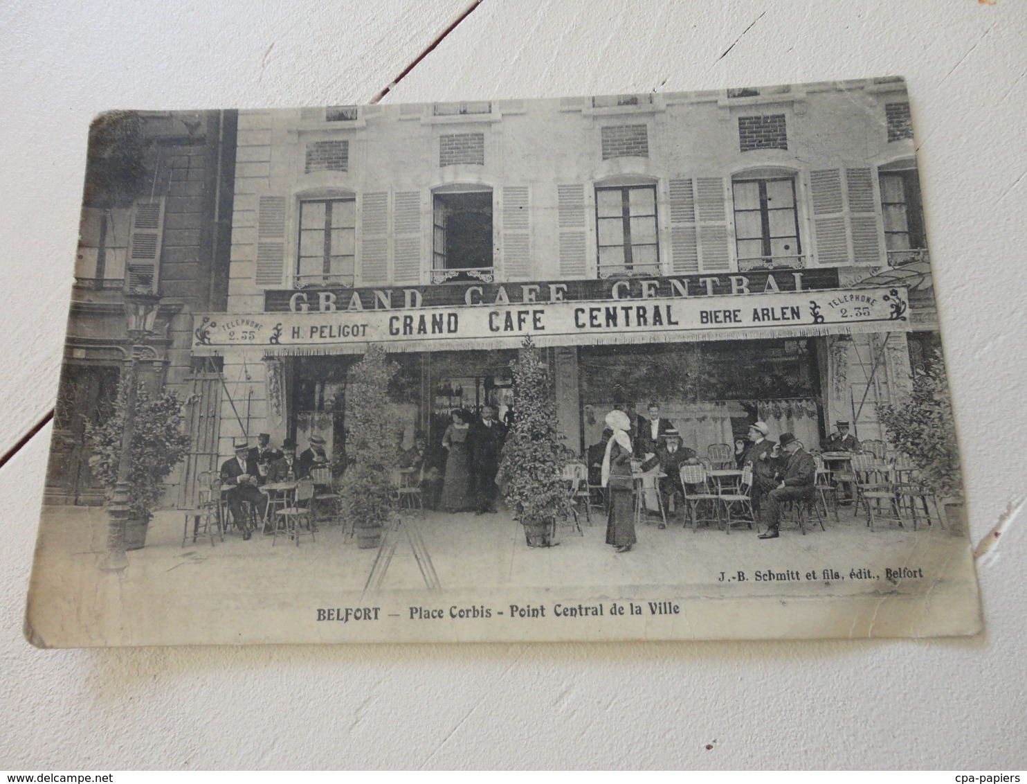 BELFORT  PLACE CORBIS GRAND CAFE CENTRALPOINT CENTRAL DE LA VILLE - Belfort - City