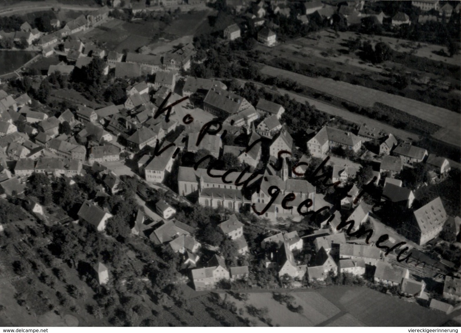 + HEILSBRONN, Mittelfranken, Landkreis Ansbach, Bayern, Original, Seltenes Luftbild 1938, Nr. 38759, Format 18 X 13 Cm - Sonstige & Ohne Zuordnung