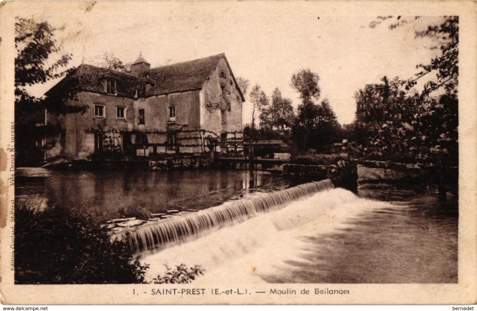 28 .. SAINT PREST ... MOULIN DE BELLANGER  ... 1939 .. FRANCHISE - Other & Unclassified