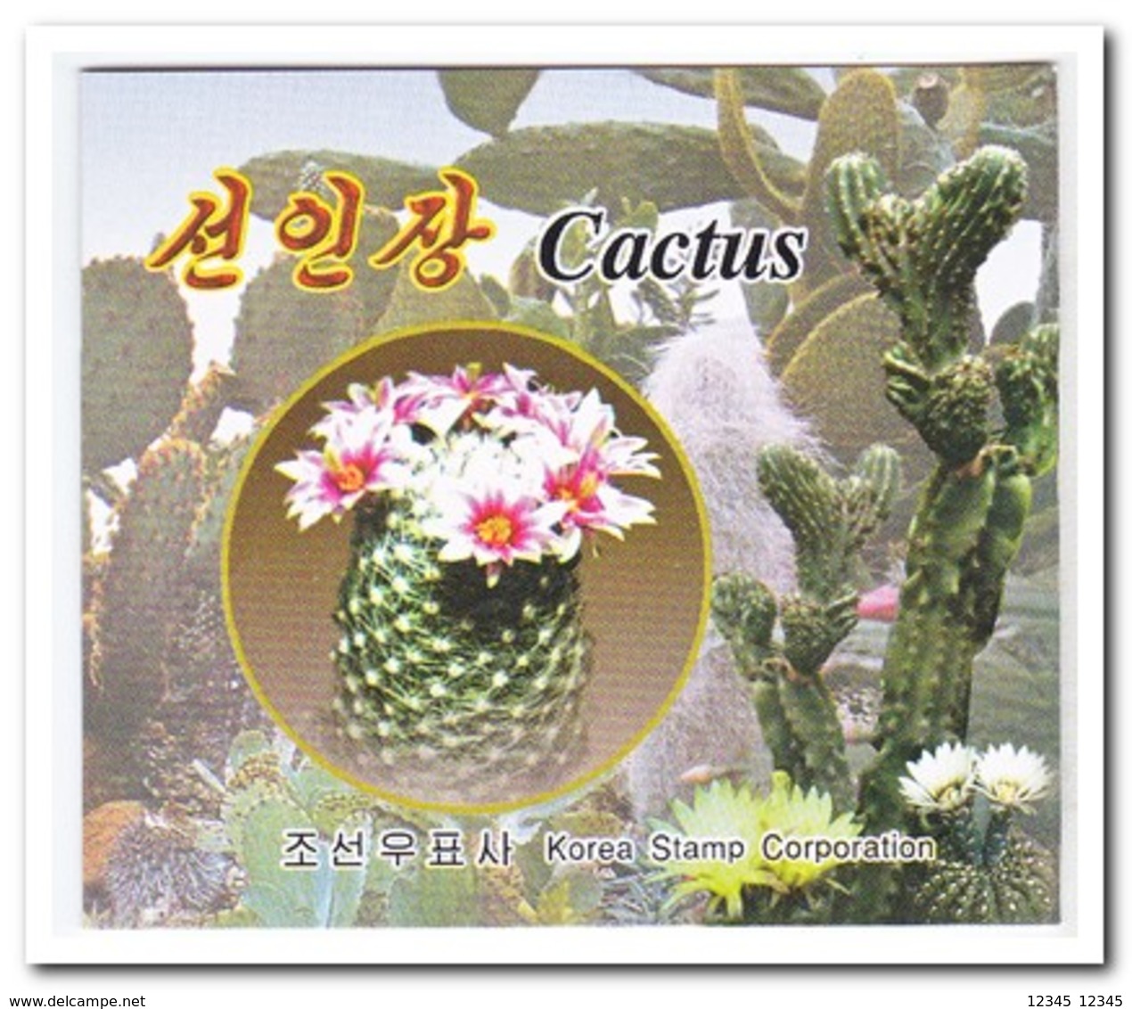 Noord Korea 2004, Postfris MNH, Cacti ( Booklet, Carnet ) - Korea (Noord)