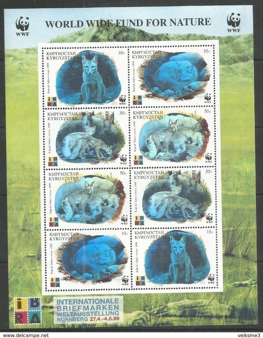 KYRGYZSTAN - MNH - Animals - Wild Animals - WWF - Silver - Sonstige & Ohne Zuordnung