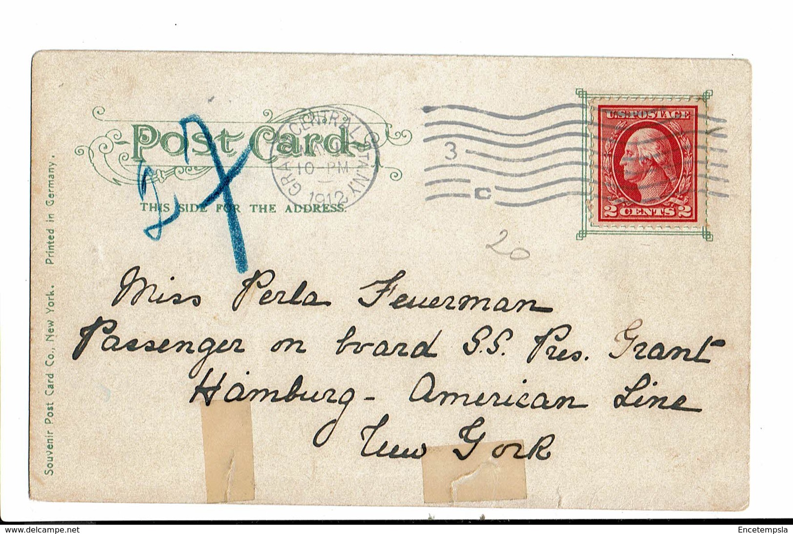 CPA - Carte Postale Etats Unis -New York Harbor -1912 - VM3247 - Other & Unclassified
