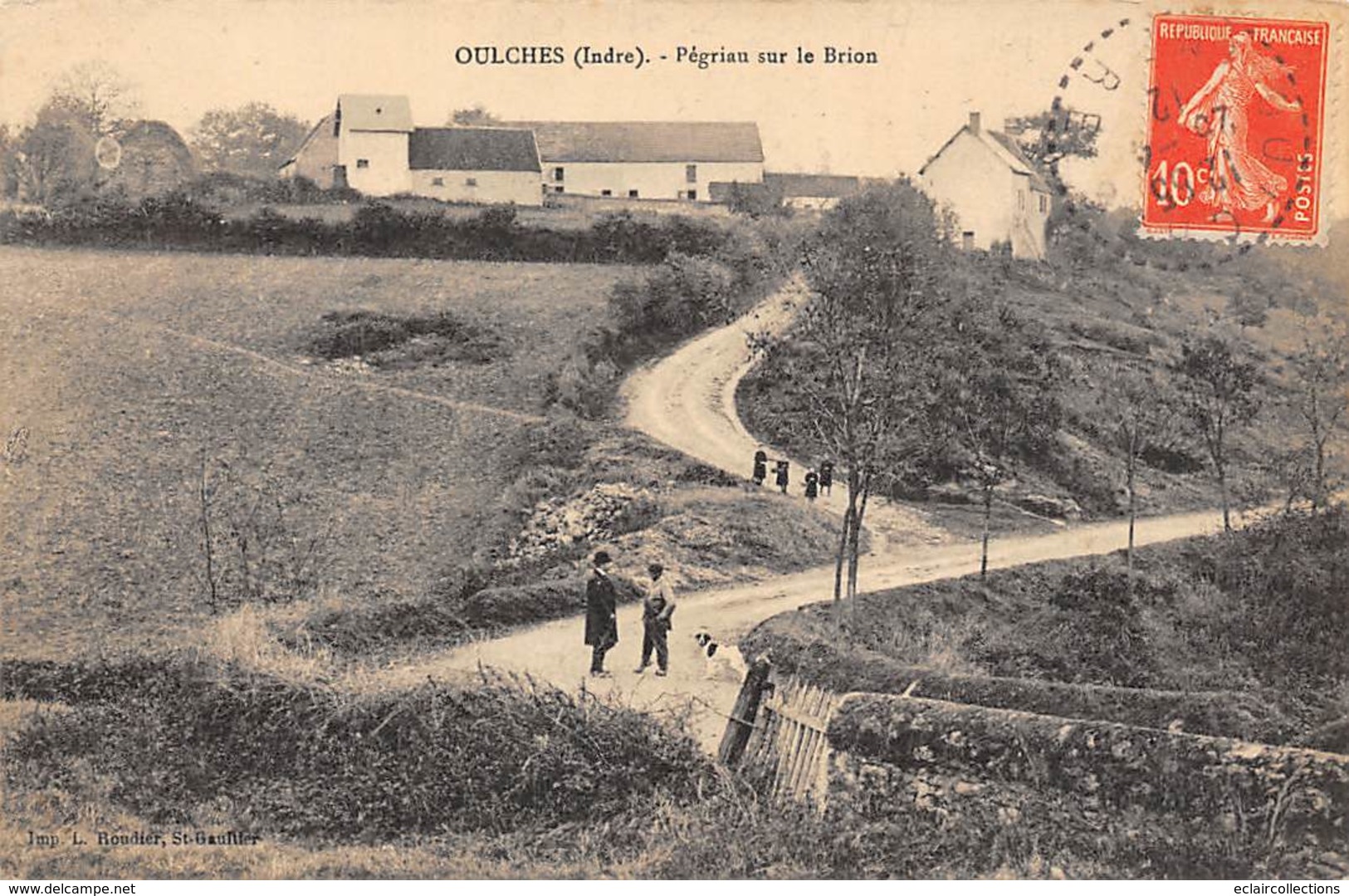 Oulches         36         Pégriau Sur Le Brion          (voir Scan) - Altri & Non Classificati